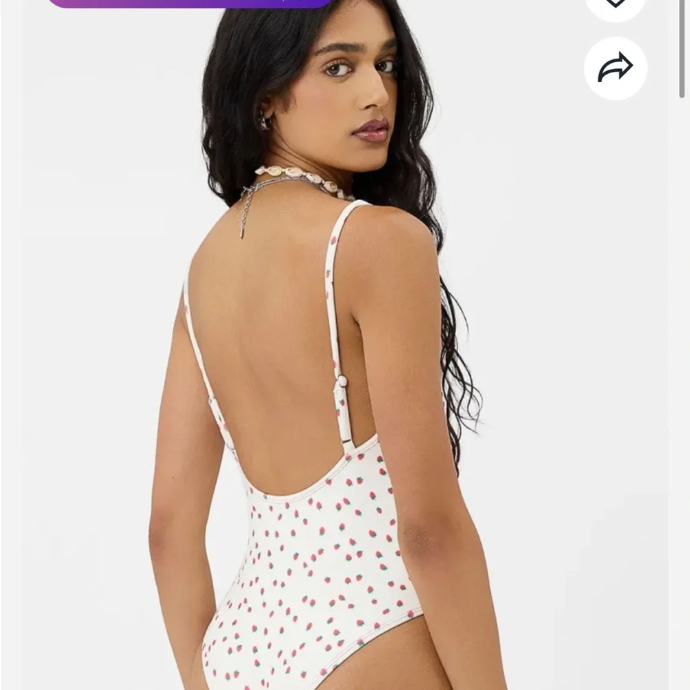 Gigi hadid Frankie’s bikini Strawberry terry one piece swimsuit